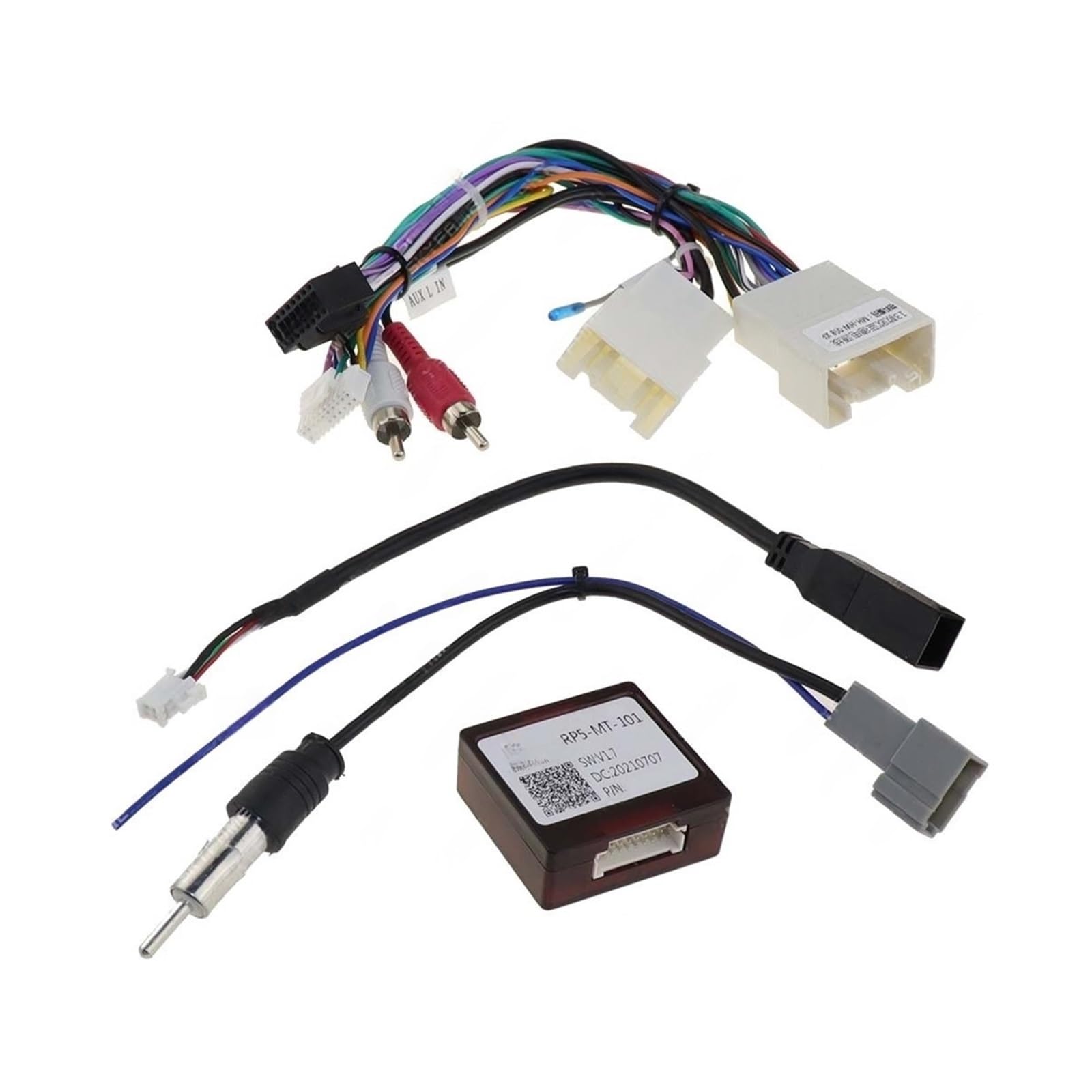 Car Wiring Harness Adapter Canbus Box Decoder Compatible for